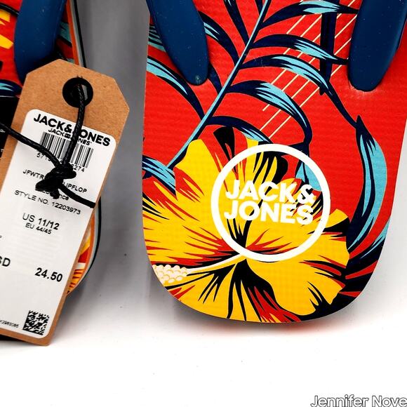JACK & JONES MEN'S FLIPFLOP 'EXUBERANCE' SIZE 11/12 - Picture 4 of 7